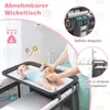 COSTWAY Lit de voyage 4 en 1 avec matelas, lit d'appoint Voir les images du produit 3