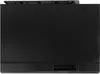 A close-up, front view of a black microwave oven. Produktbild-Vorschau