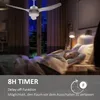 Ventilateur de plafond HOMCOM avec éclairage réversible, Voir les images du produit 7
