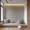MEBANO. Akustikpaneele Holz 240 x 53 cm, Farbe: Weiß Produktbild-Vorschau 3