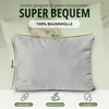 set di 2 copricuscini 100% cotone 40x60 cm grigio argento Anteprima dell’immagine prodotto 3