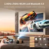 Projektor, Beamer, 4K WiFi6 und BT 5.0 mit Eingebaute Produktbild-Vorschau 3
