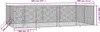 vidaXL Outdoor-Hundezwinger Silbern 8x4x2 m Verzinkter Produktbild-Vorschau 4