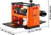 A woodworking planer machine with dimensions indicated. Náhľad obrázku produktu