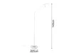 Trio - Stehlampe MONZA - Weiß - 0x0x145 cm Produktbild-Vorschau 10