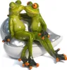 Lustige Frösche Figur Frosch Froschpaar auf Couch  Poly 13 Produktbild-Vorschau 8