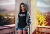 Damen T- Shirt Geburtstag Aufschrift Fuffzich Vierzich Produktbild-Vorschau 3