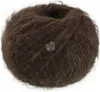 A ball of brown yarn with a fuzzy, textured appearance. Produktbild-Vorschau