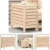 The Living Store Gartenhocker 62x31,5x52 cm Massivholz Produktbild-Vorschau 1
