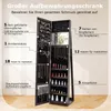 COSTWAY Armoire à bijoux, armoire à glace avec miroir Voir les images du produit 5