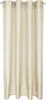A plain beige curtain hanging from a rod. Anteprima dell’immagine prodotto