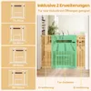 Bezpečnostná brána pre psov COSTWAY, 74-104 cm, výsuvná Náhľad obrázku produktu 9