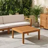 stół Lite Drewno Akacji naturalny 60 x 60 x 30 cm Podgląd zdjęcia produktu 2