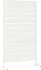 vidaXL Sichtschutz Weiß 100 x 50 x 180 cm Stahl Produktbild-Vorschau 6