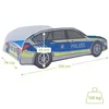 Autobett Kinderbett Jugendbett Polizei Car Polizeiauto Produktbild-Vorschau 13