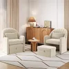 Yaheetech Sessel mit Hocker & Stauraum, bequemer Produktbild-Vorschau 3