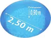 POOL Total Aufstellbecken SET BASIC Ø 2,50 x 0,90m Folie Produktbild-Vorschau 2
