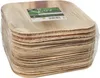 PAPSTAR Palmblatt-Teller "pure" eckig, 180 x 180 x 15 mm Anteprima dell’immagine prodotto 6