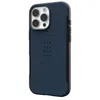 A dark blue UAG Urban Armor Gear Civilian MagSafe case for an iPhone is shown from a side-angle against a white background. Anteprima dell’immagine prodotto