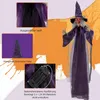 COSTWAY, Halloweenová dekorace – visící čarodějnice, 180 Náhled obrázku produktu 7
