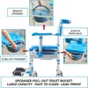 Toaletný sedák s kolieskami, Linomag®, odnímateľný toaletný Náhľad obrázku produktu 7