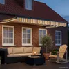 Manuelle Gelenkarmmarkise mit LEDs 3,5 x 2 m Produktbild-Vorschau 3