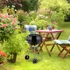 Relaxdays Kugelgrill, Ø 44 cm Grillrost, Outdoor BBQ, Produktbild-Vorschau 2