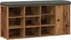 vidaXL Lavice na boty vzhled starého dřeva 102x32x50 cm Náhled obrázku produktu 1