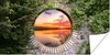 MuchoWow® Poster Meer - Sonnenuntergang - Ausblick 40x20 cm Produktbild-Vorschau 1