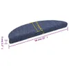 vidaXL Tappetini autoadesivi 15 pezzi 56x17x3 cm Blu Anteprima dell’immagine prodotto 6