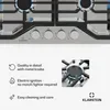 KlarsteinTurbocast plynová varná deska | 304 nerezová ocel Náhled obrázku produktu 4