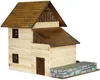 A model of a wooden water mill building. Produktbild-Vorschau