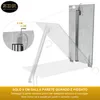 Tavolo pieghevole a parete con gamba Piano d'appoggio 80x50 Anteprima dell’immagine prodotto 6