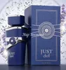 A blue perfume bottle and its box are displayed against a background of lavender and confetti. Náhled obrázku produktu