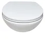 Wand-WC Set Hanna Tiefspüler ohne Spülrand weiß glänzend Produktbild-Vorschau 4
