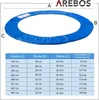 AREBOS Trampolin Randabdeckung Ø 366 cm Blau | UV-beständig Produktbild-Vorschau 7