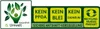 A marketing image with several certifications and icons related to health, environment, and product safety. Produktbild-Vorschau