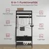 HOMCOM Garderobenständer, Kleiderständer mit Schuhregal, 2 Produktbild-Vorschau 5