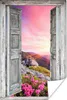 MuchoWow® Poster Berge - Landschaft - Aussicht - Blumen Produktbild-Vorschau 1