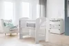 Detská postieľka 60x120 NADIA - biela / šedá Náhľad obrázku produktu 2