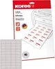 Etichette universali Kores 52,5 x 29,7 mm bianco 1.000 Anteprima dell’immagine prodotto 1