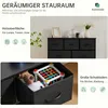 Schubkastenkommode Kommode mit 7 Schubladen aus Stoff Produktbild-Vorschau 4