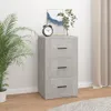 Sideboard Betongrau 40x33x70 cm Holzwerkstoff Produktbild-Vorschau 2