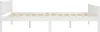 vidaXL Lit en bois massif de pin blanc 140x200 cm Voir les images du produit 11