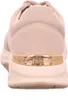 Close-up view of the heel of a beige sneaker with a gold accent. Anteprima dell’immagine prodotto