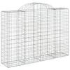 Gabionen mit Hochbogen 15Stk. 200x50x140/160cm Verzinktes Produktbild-Vorschau 3