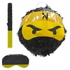 Relaxdays Pinata Ninja, con bastone e maschera, pinata per Anteprima dell’immagine prodotto 1