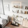 Witryna szklana – szafka z listwą LED – 5 półek – 2 drzwi – Podgląd zdjęcia produktu 2
