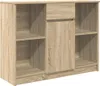 A studio shot of a wooden sideboard with shelves and a drawer. Anteprima dell’immagine prodotto