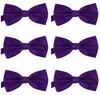 6er Set DonDon Herren Fliege 12 x 6 cm gebunden und Produktbild-Vorschau 1